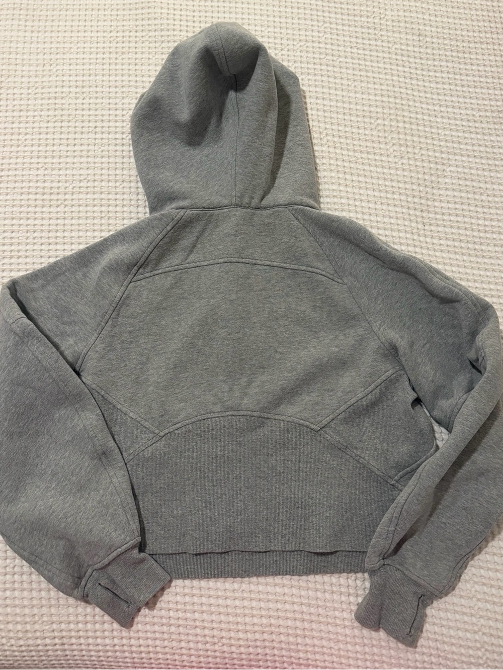 lululemon athletica Women’s Heather Gray Quarter-Zip Hoodie - Picture 5 of 5